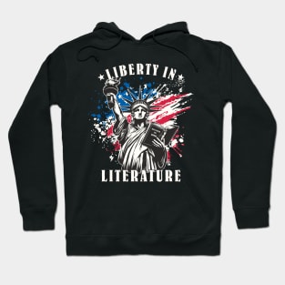 Banned Books "Liberty In Literature" Book Lover Hoodie